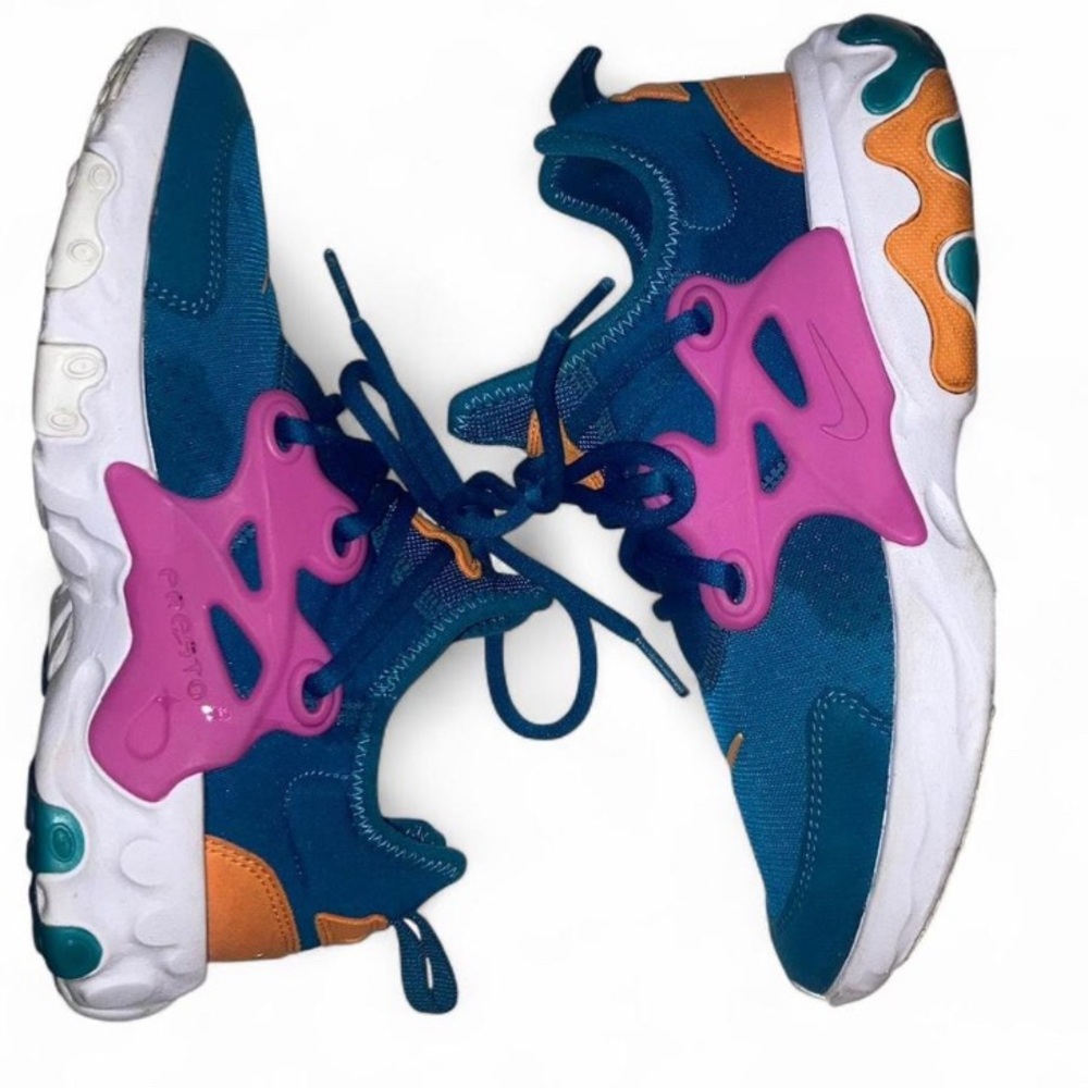 Nike Kids' Teal and Pink Sneakers